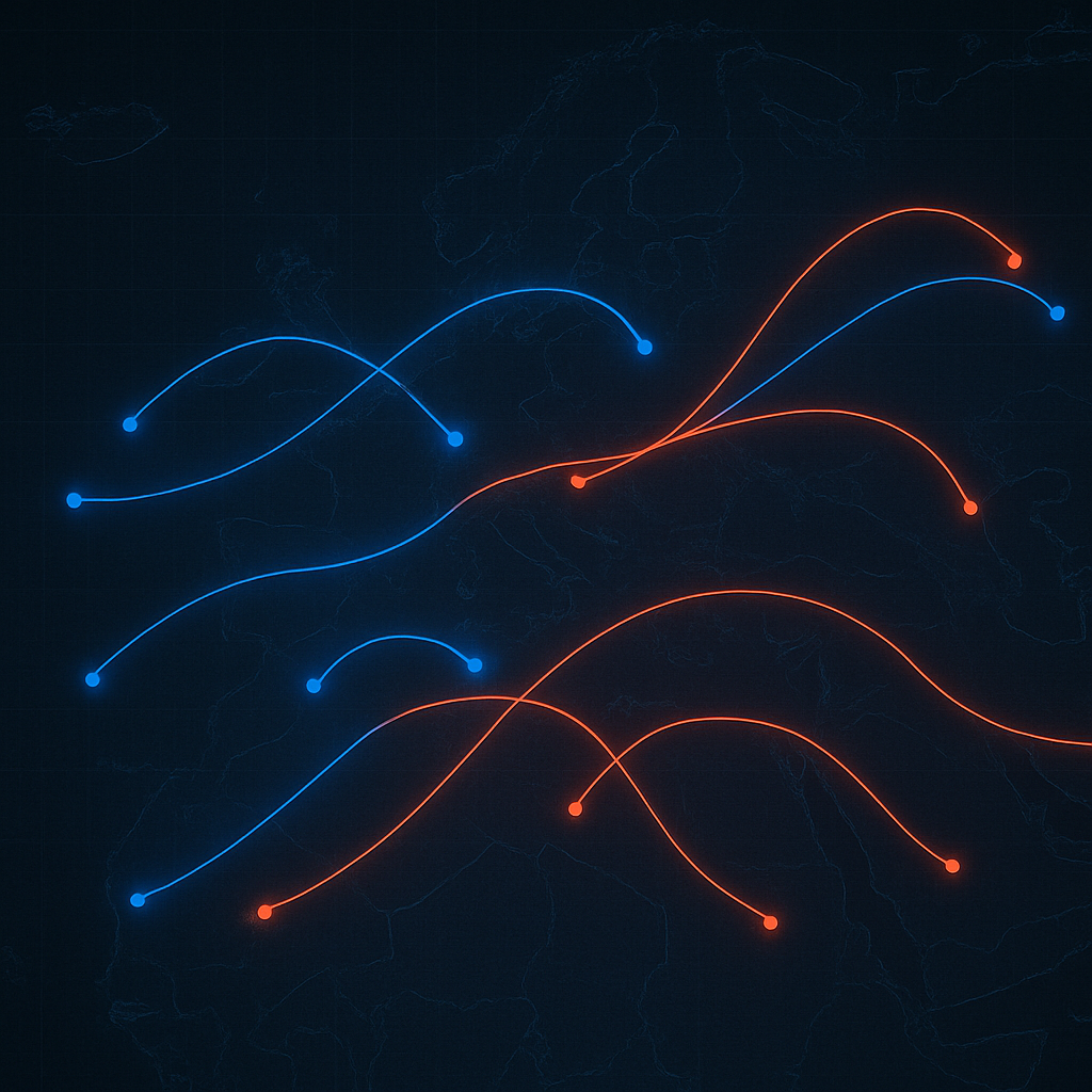 Maps alive with motion