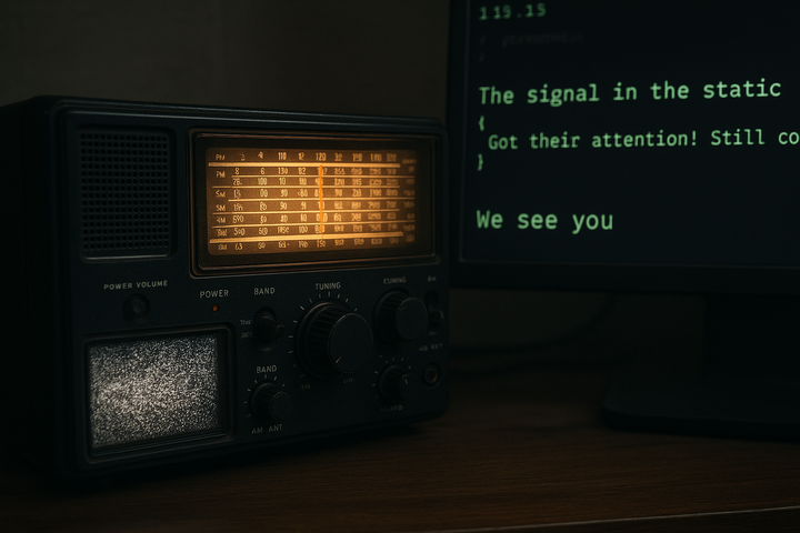 The signal in the static