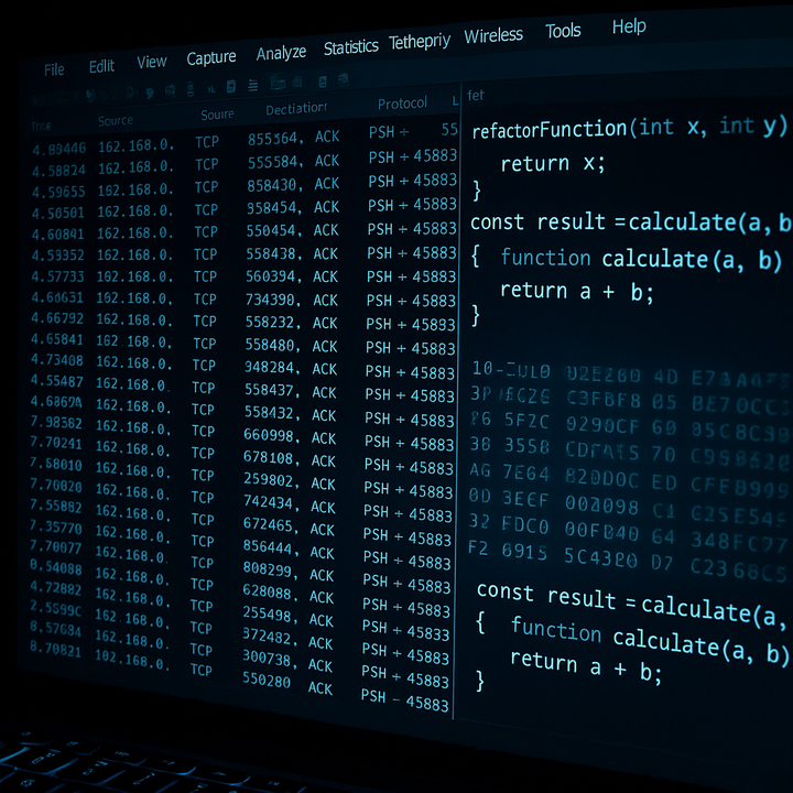 Intercepted code
