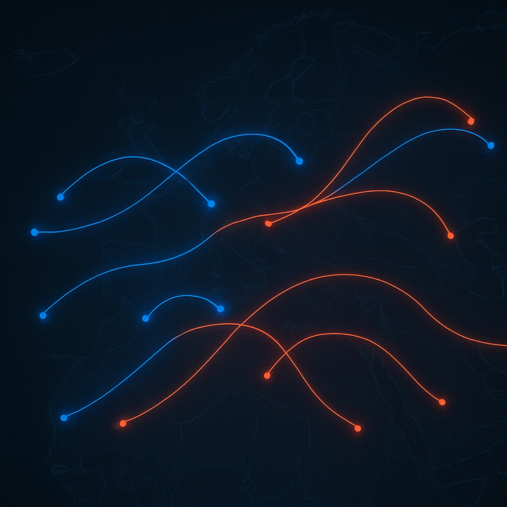 Maps alive with motion